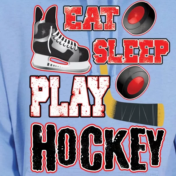 Eat Sleep Play Hockey Unisex Surf Hoodie