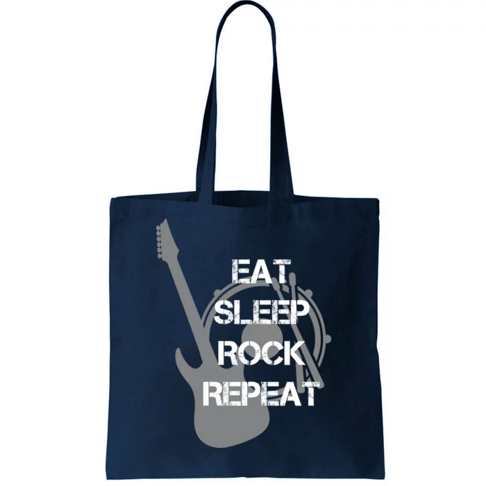 Eat Sleep Rock Repeat Tote Bag