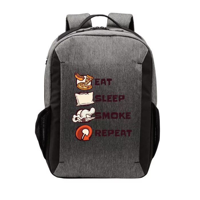 Eat Sleep Smoke Repeat Vector Backpack