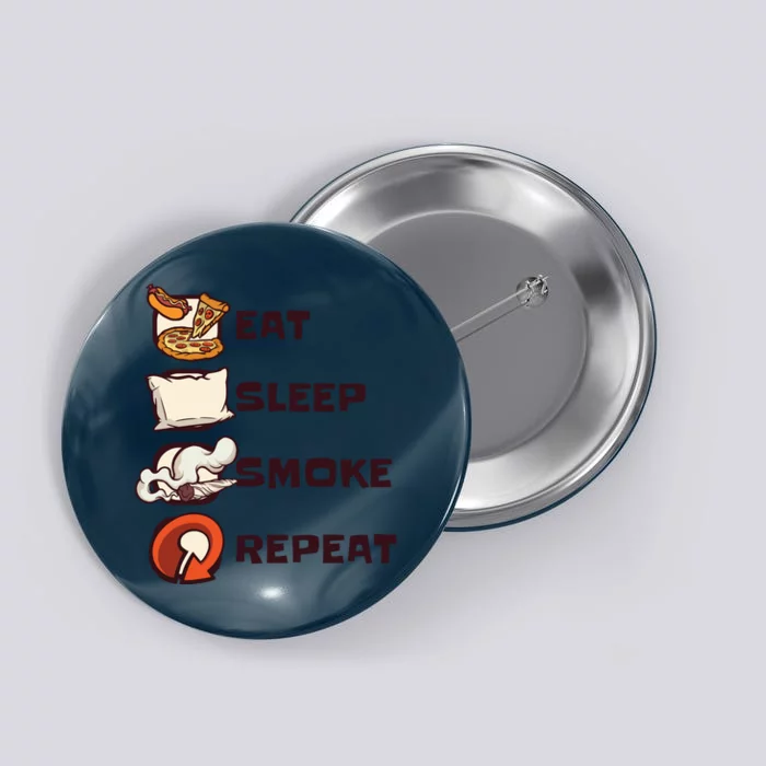 Eat Sleep Smoke Repeat Button