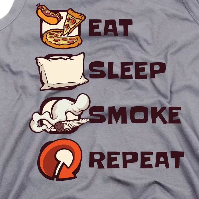 Eat Sleep Smoke Repeat Tank Top