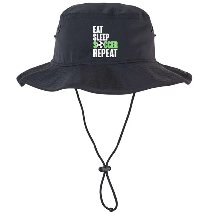 Eat Sleep Soccer Repeat Legacy Cool Fit Booney Bucket Hat