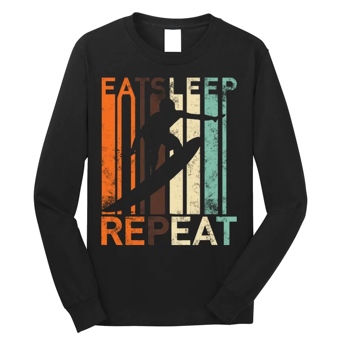 Eat Sleep Surf Repeat Long Sleeve Shirt