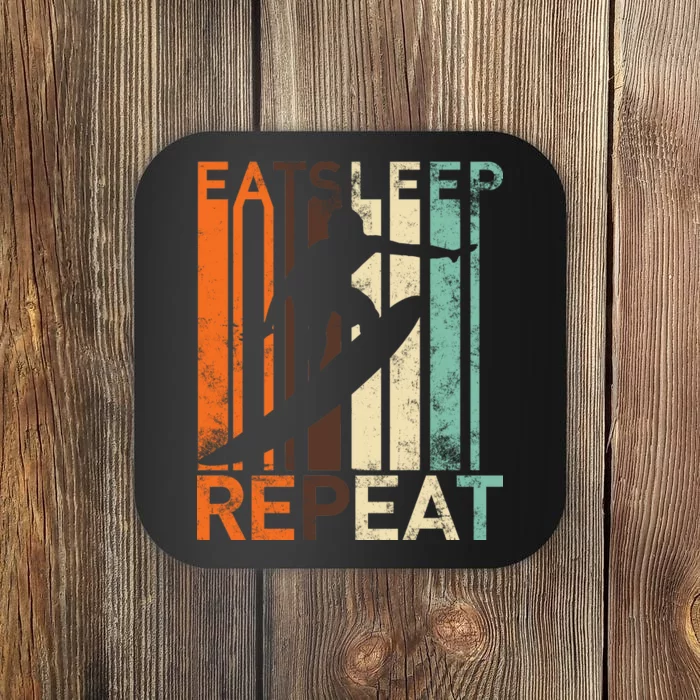 Eat Sleep Surf Repeat Coaster