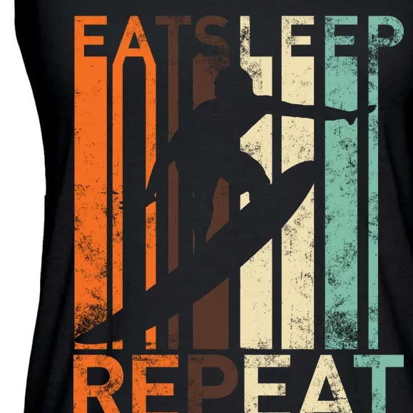 Eat Sleep Surf Repeat Ladies Essential Flowy Tank