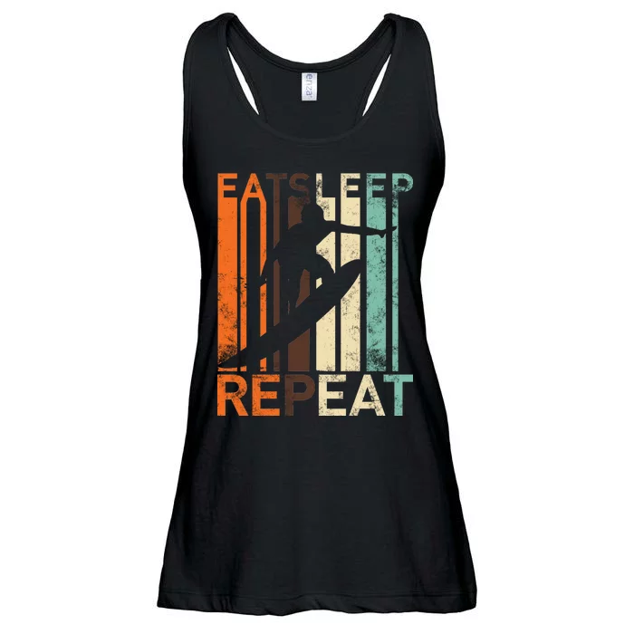 Eat Sleep Surf Repeat Ladies Essential Flowy Tank