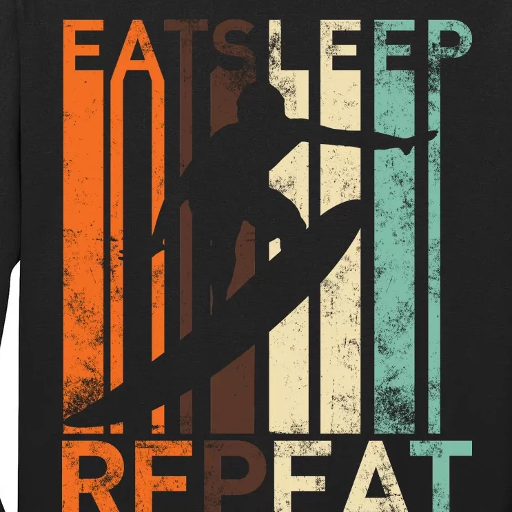 Eat Sleep Surf Repeat Tall Long Sleeve T-Shirt