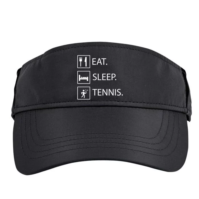 Eat Sleep Tennis Adult Drive Performance Visor