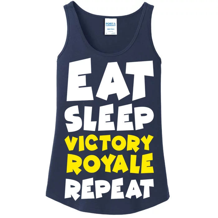 Eat Sleep Victory Royale Repeat Ladies Essential Tank