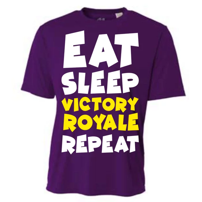 Eat Sleep Victory Royale Repeat Cooling Performance Crew T-Shirt