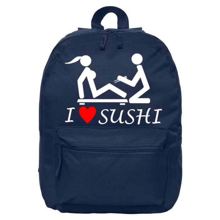 Eat Sushi 16 in Basic Backpack