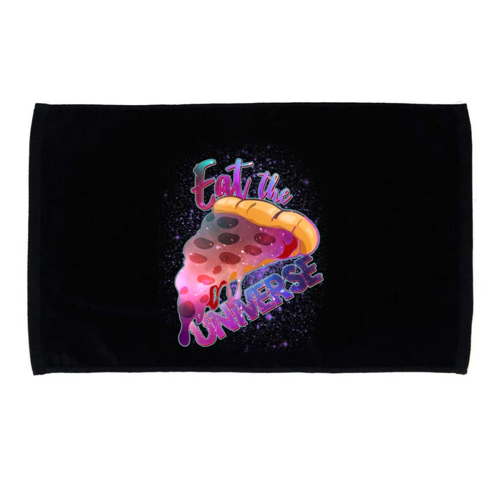 Eat the Universe Galaxy Pizza Microfiber Hand Towel