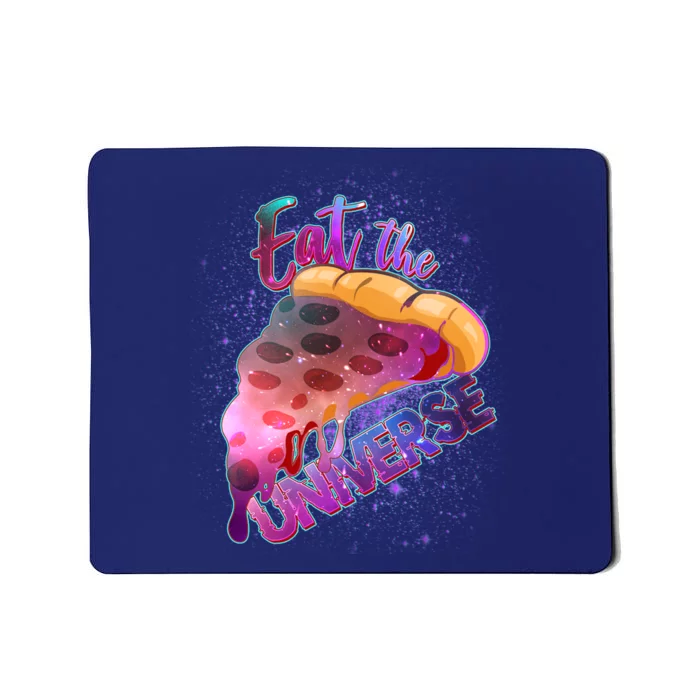 Eat the Universe Galaxy Pizza Mousepad