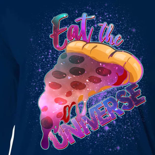 Eat the Universe Galaxy Pizza Cooling Performance Long Sleeve Crew