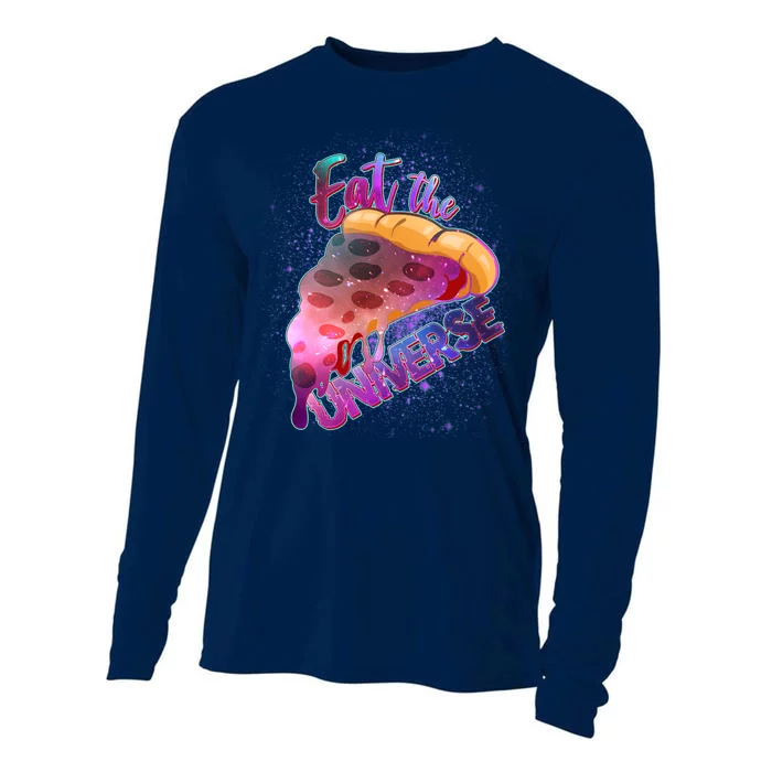 Eat the Universe Galaxy Pizza Cooling Performance Long Sleeve Crew