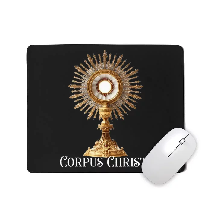 Eucharistic Adoration Traditional Latin Mass Catholic Mousepad