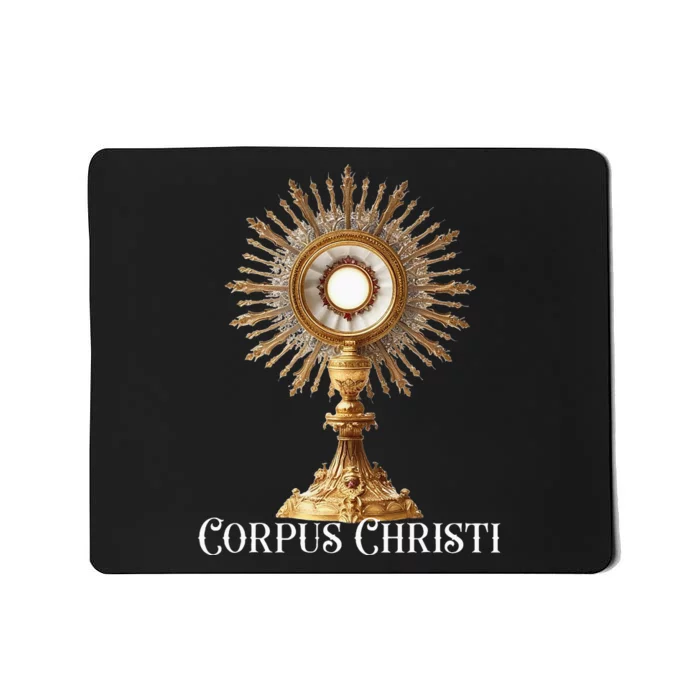 Eucharistic Adoration Traditional Latin Mass Catholic Mousepad