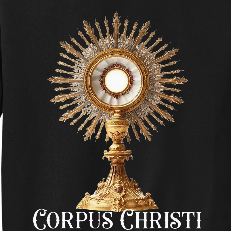 Eucharistic Adoration Traditional Latin Mass Catholic Tall Sweatshirt