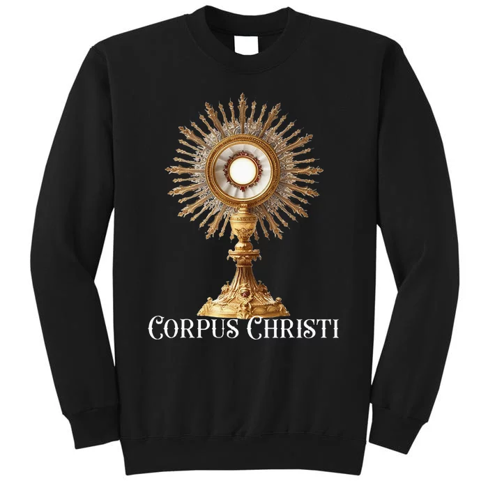 Eucharistic Adoration Traditional Latin Mass Catholic Tall Sweatshirt