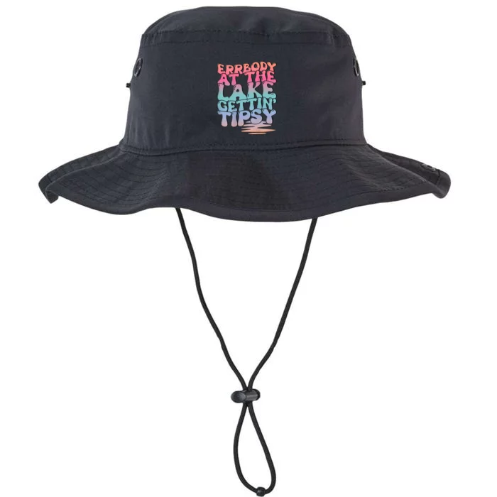 Errbody At The Lake Gettin Tipsy Lake Life Summer Trendy Legacy Cool Fit Booney Bucket Hat