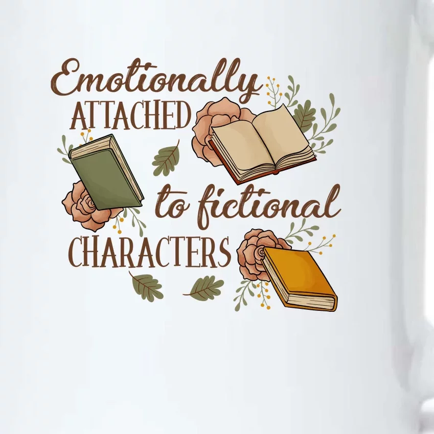 Emotionally Attached To Fictional Character Gift For Reading Books Black Color Changing Mug