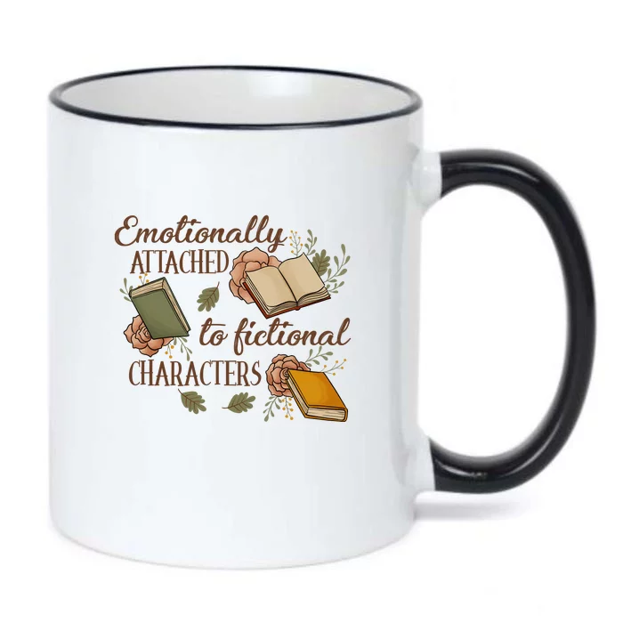 Emotionally Attached To Fictional Character Gift For Reading Books Black Color Changing Mug