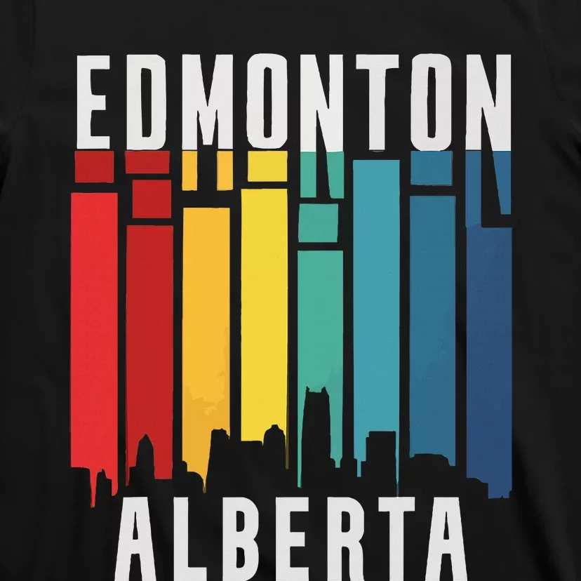 Edmonton Alberta Travel Vacation I Love Canada T-Shirt