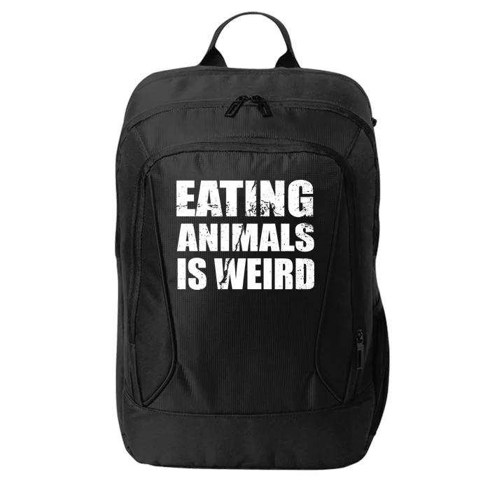 Eating Animals Is Weird City Backpack