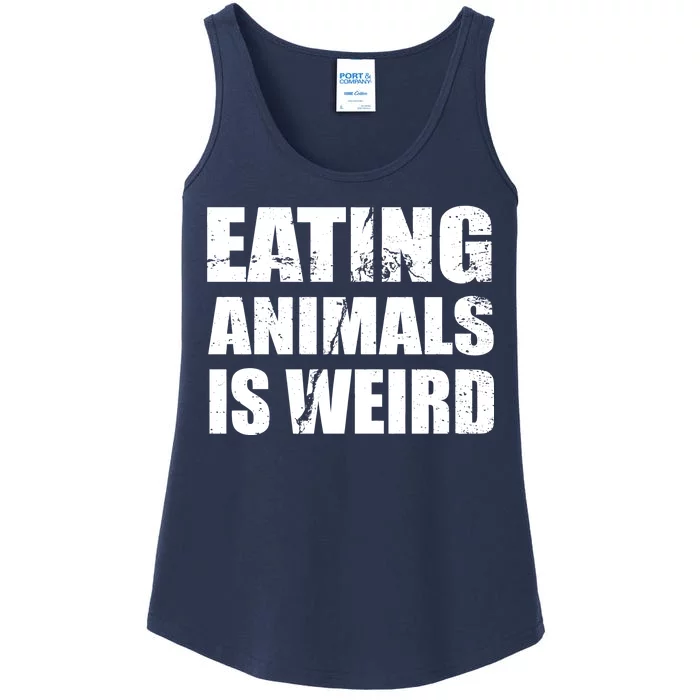 Eating Animals Is Weird Ladies Essential Tank