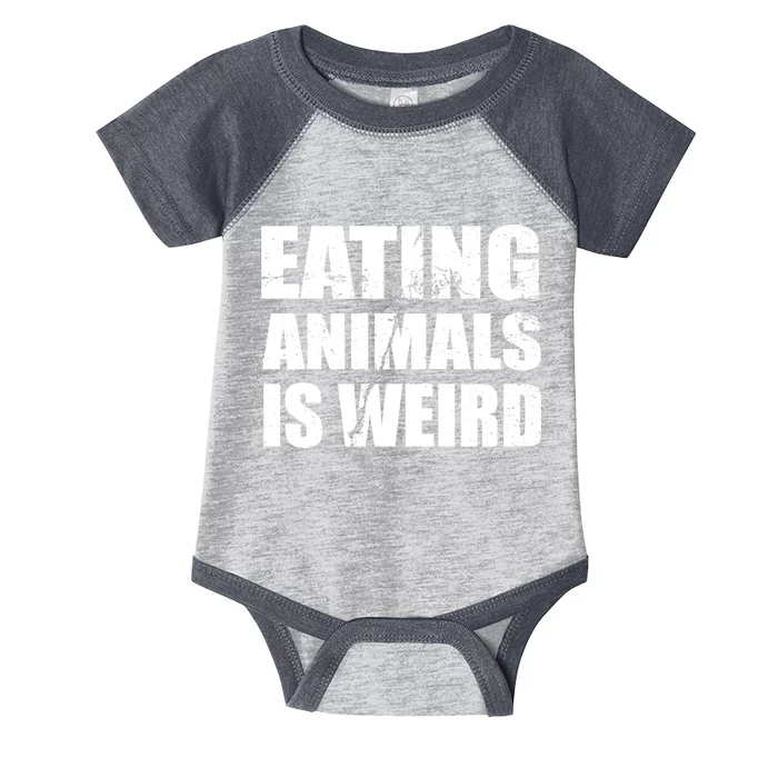 Eating Animals Is Weird Infant Baby Jersey Bodysuit