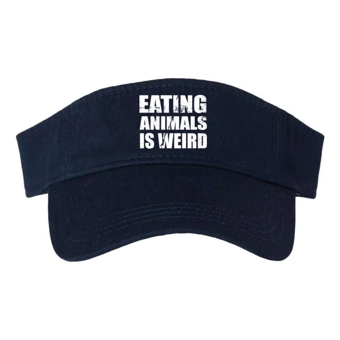 Eating Animals Is Weird Valucap Bio-Washed Visor