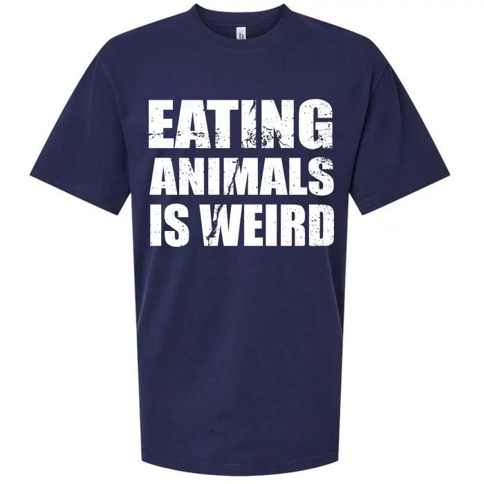 Eating Animals Is Weird Sueded Cloud Jersey T-Shirt