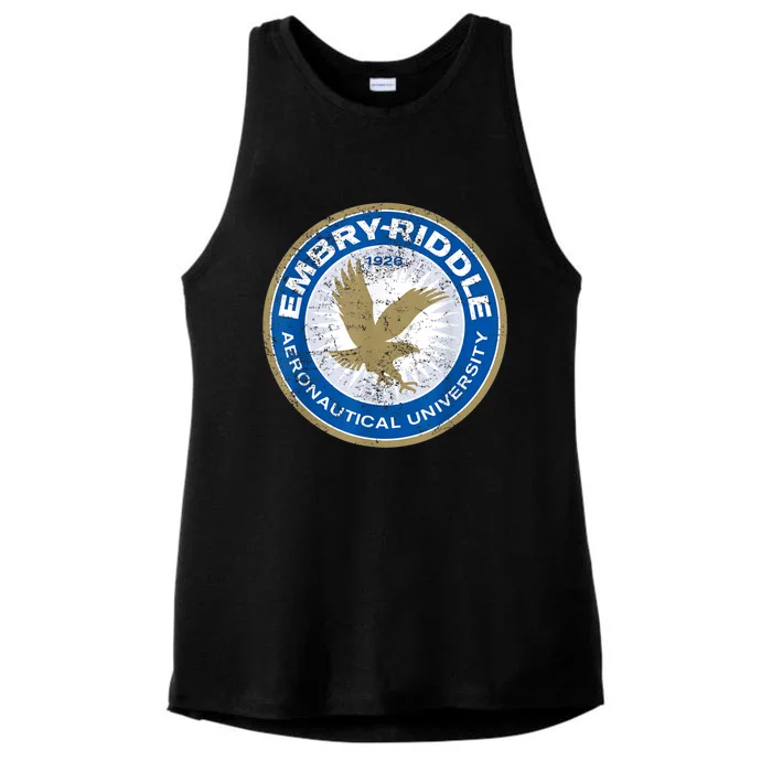 #EmbryRiddle Aeronautical University Ladies Tri-Blend Wicking Tank