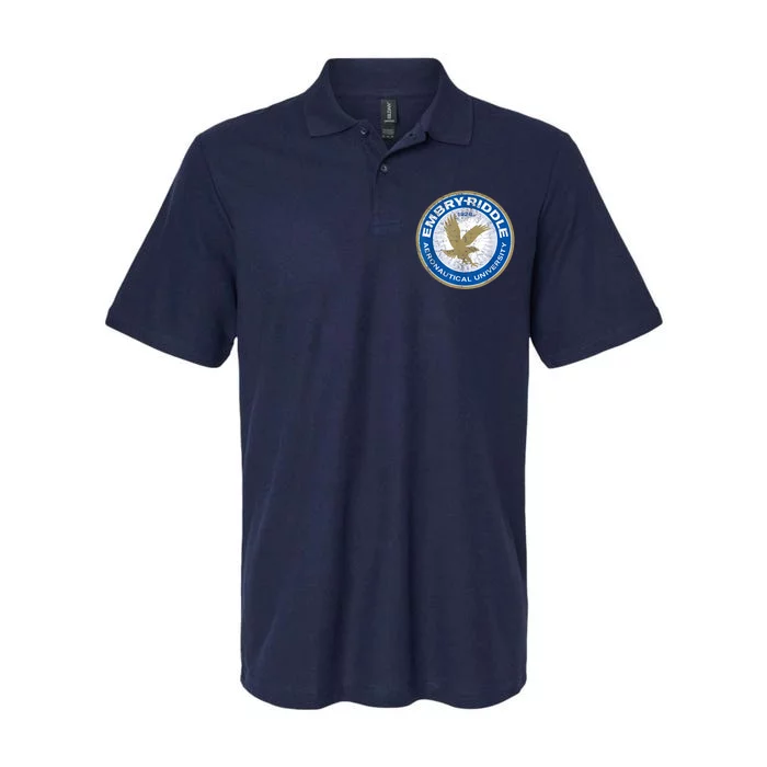 #EmbryRiddle Aeronautical University Softstyle Adult Sport Polo