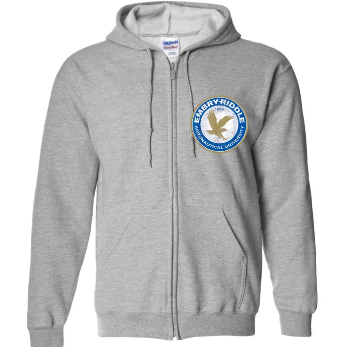 #EmbryRiddle Aeronautical University Full Zip Hoodie