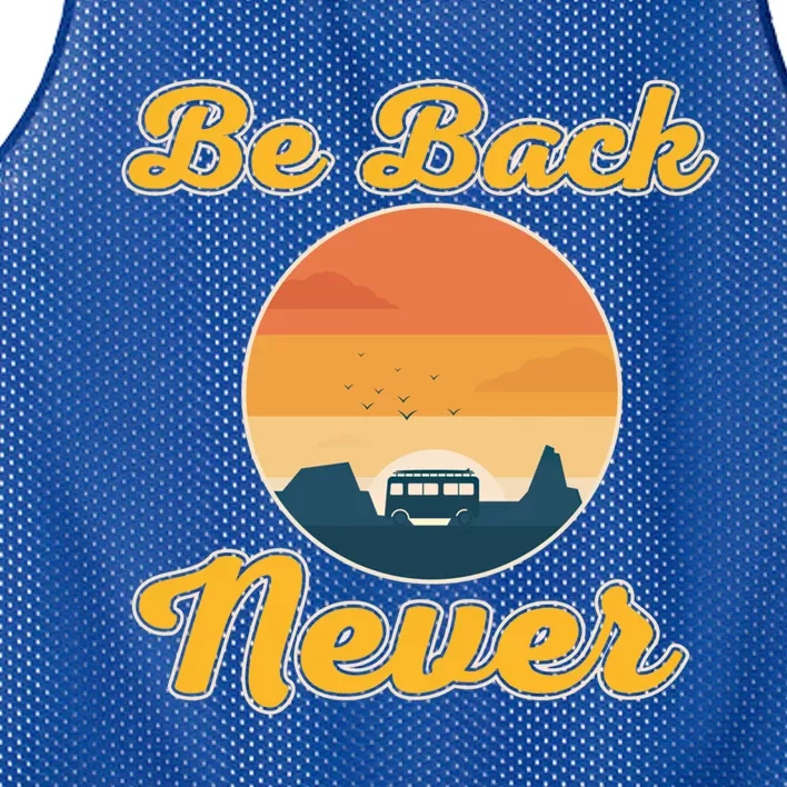 Enjoy A Vacation Sunset Scenic View Nature Family Holiday Meaningful Gift Mesh Reversible Basketball Jersey Tank