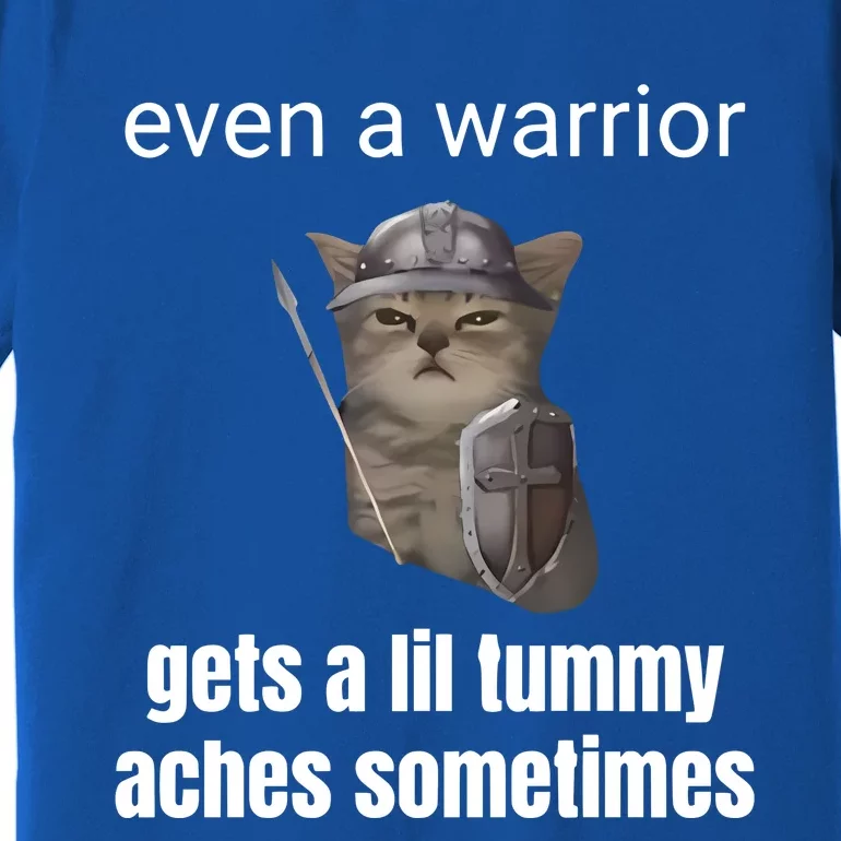 Even A Warrior Gets A Lil Tummy Aches Sometimes Premium T-Shirt