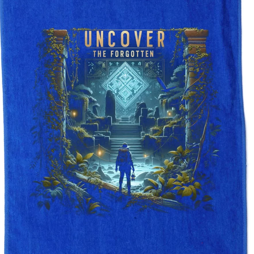 Explore Ancient With Uncover The Forgotten Archaeologist Gift Platinum Collection Golf Towel