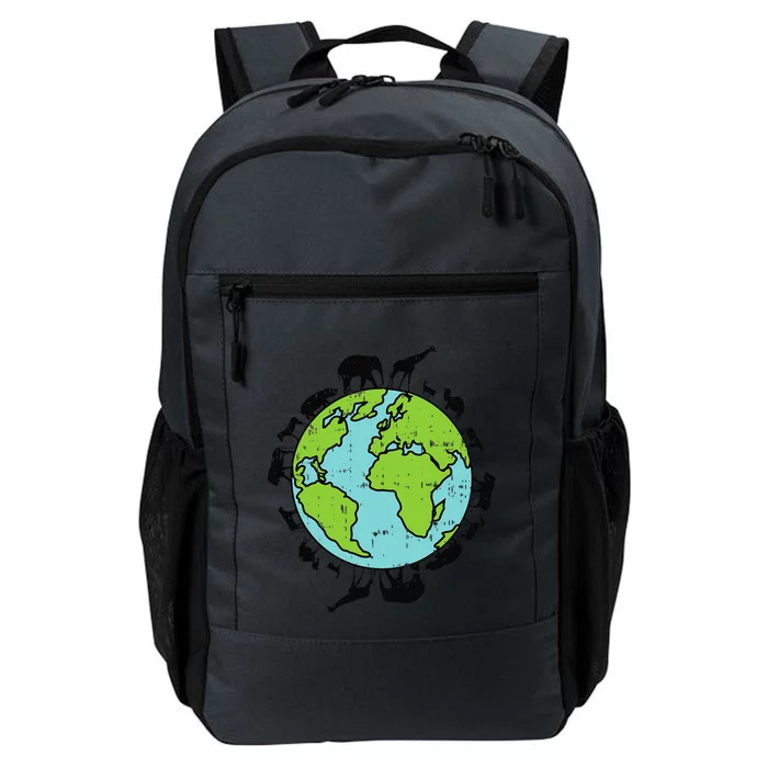 Earth Animals Wildlife Conservation Environmentalist Gift Daily Commute Backpack