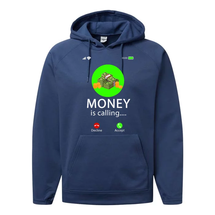 Entrepreneur Businessman Business Owner Performance Fleece Hoodie