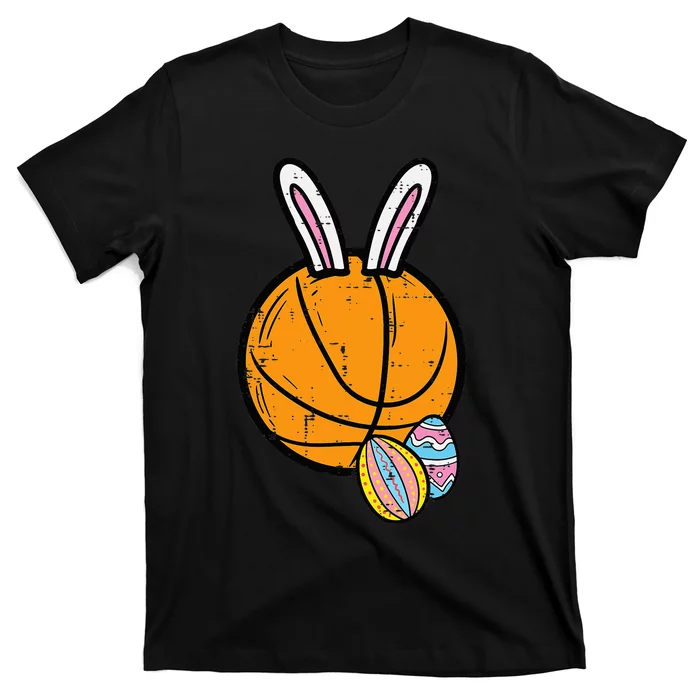 Easter Basketball Bunny Rabbit Sports T-Shirt