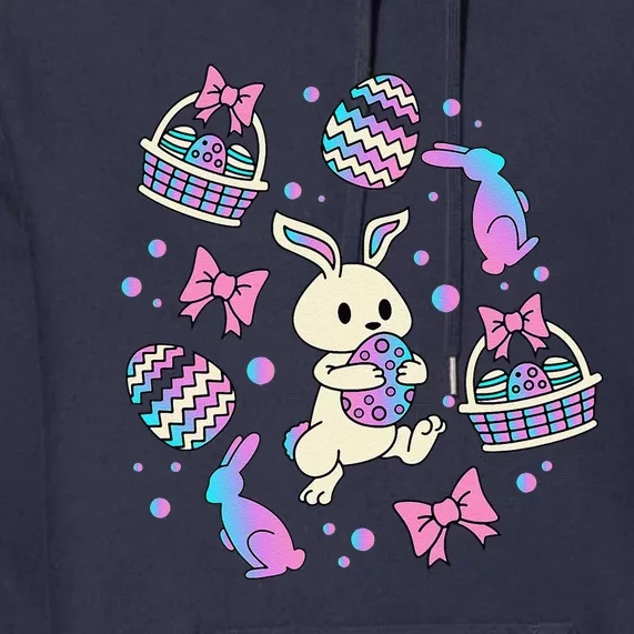 Easter Basket Bunny Rabbit Egg Scavenger Hunt Casual Premium Hoodie