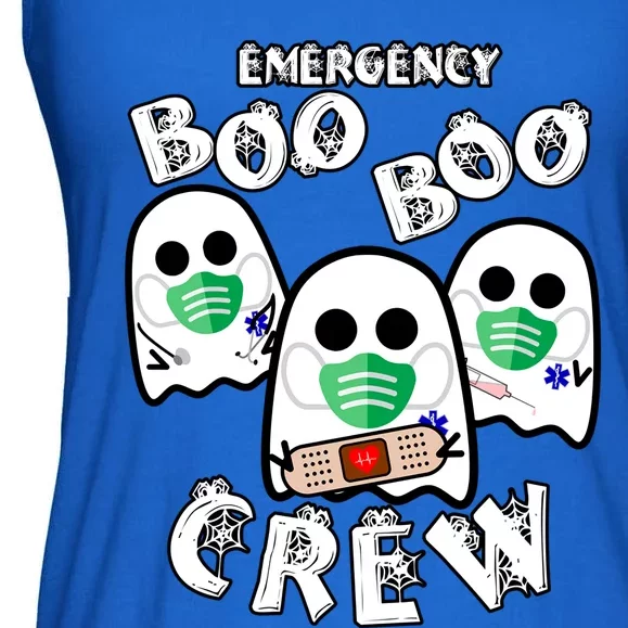 Emergency Boo Boo Crew Gift Funny Nurse Halloween Er Ed Ward Gift Ladies Essential Flowy Tank