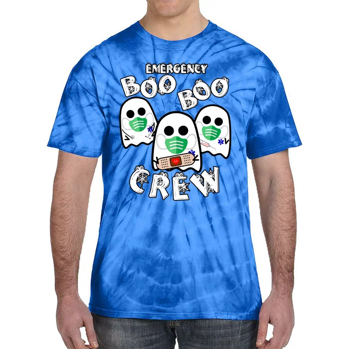 Emergency Boo Boo Crew Gift Funny Nurse Halloween Er Ed Ward Gift Tie-Dye T-Shirt