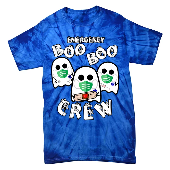 Emergency Boo Boo Crew Gift Funny Nurse Halloween Er Ed Ward Gift Tie-Dye T-Shirt