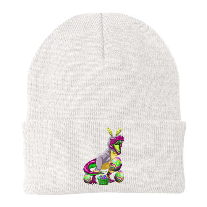 Easter Basket Bunny Dinosaur Egg T Rex Knit Cap Winter Beanie