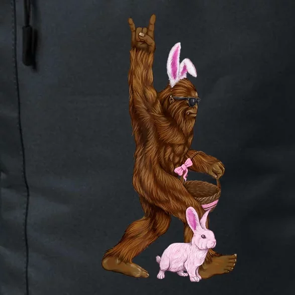 Easter Bigfoot Bunny In A Basket Is Funny For Sunday Daily Commute Backpack