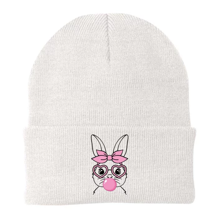 Easter Bunny Bubble Gum Cute Knit Cap Winter Beanie