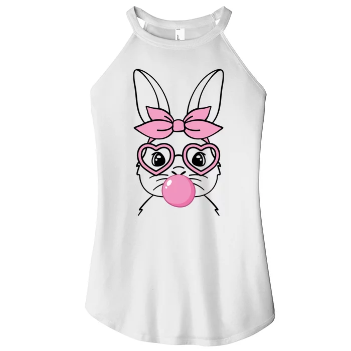 Easter Bunny Bubble Gum Cute Women’s Perfect Tri Rocker Tank