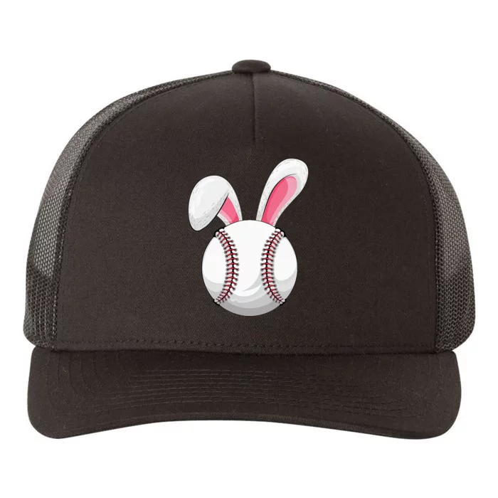 Easter Baseball Ball Easter Day Funny Spring Easter Bunny Yupoong Adult 5-Panel Trucker Hat